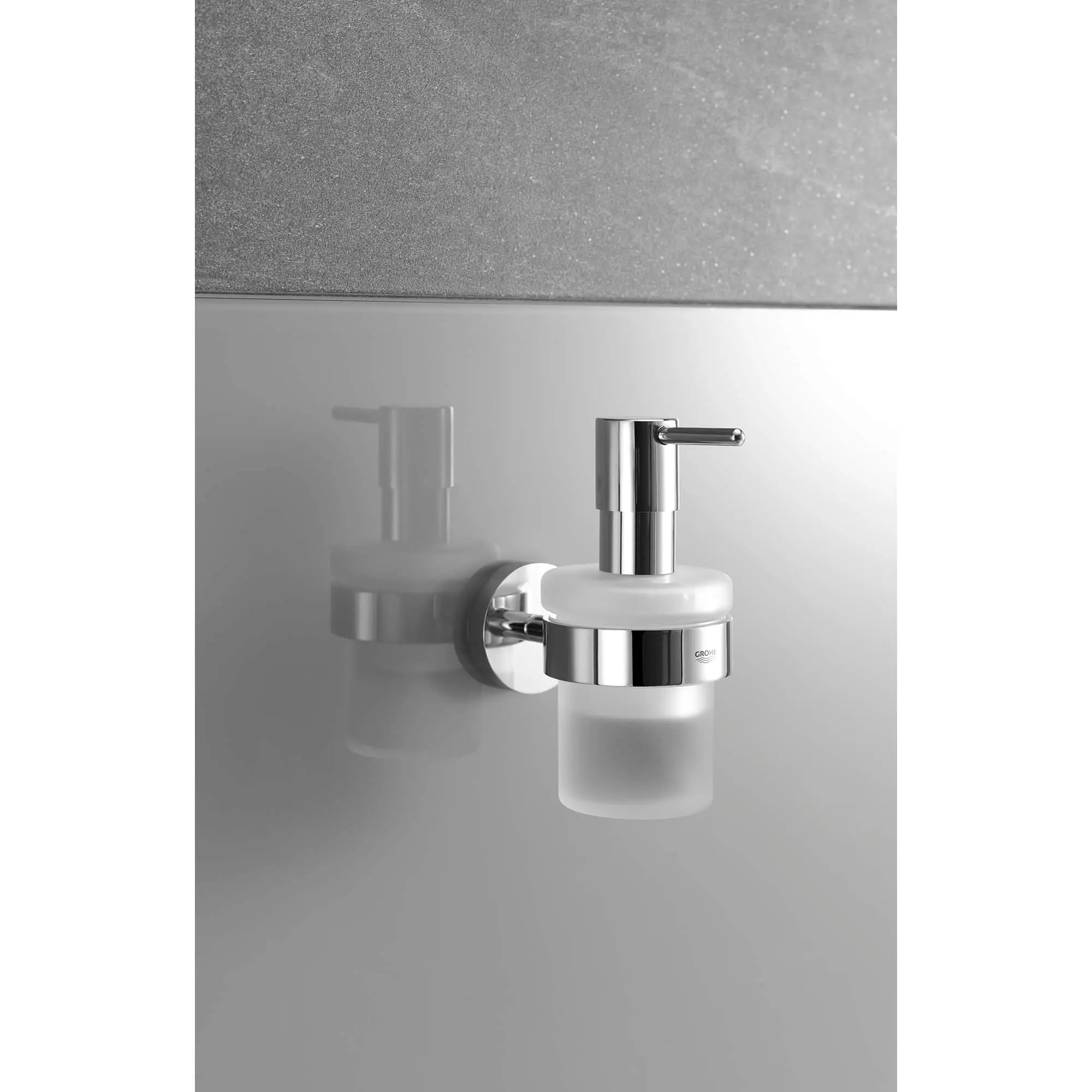 Soap Dispenser with Holder // GROHE STARLIGHT CHROME // 2326_40448001-soap-dispenser-with-holder-enviro-2_0_CDNwebp.webp