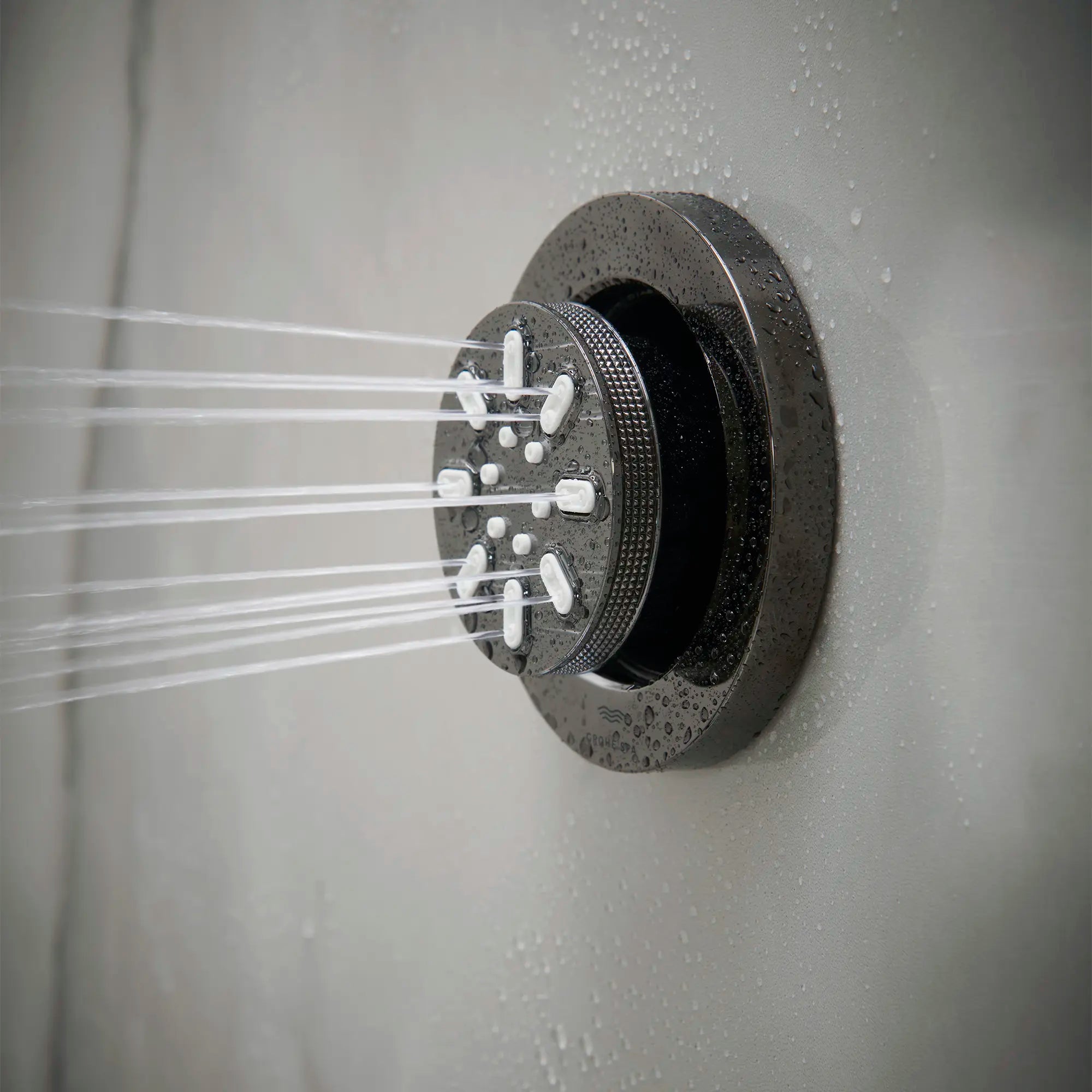 Body Spray - 2 Sprays, 0.9gpm // HARD GRAPHITE // 233674_RainshowerAqua_EnvironmentCloseUp_26744A00_0001_Nov2023_CDNwebp.webp