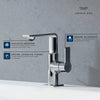 [238572431] Allure Single-Hole Single-Handle M-Size Bathroom Faucet, 1.2 GPM (4.5 L/min) - Matte Black