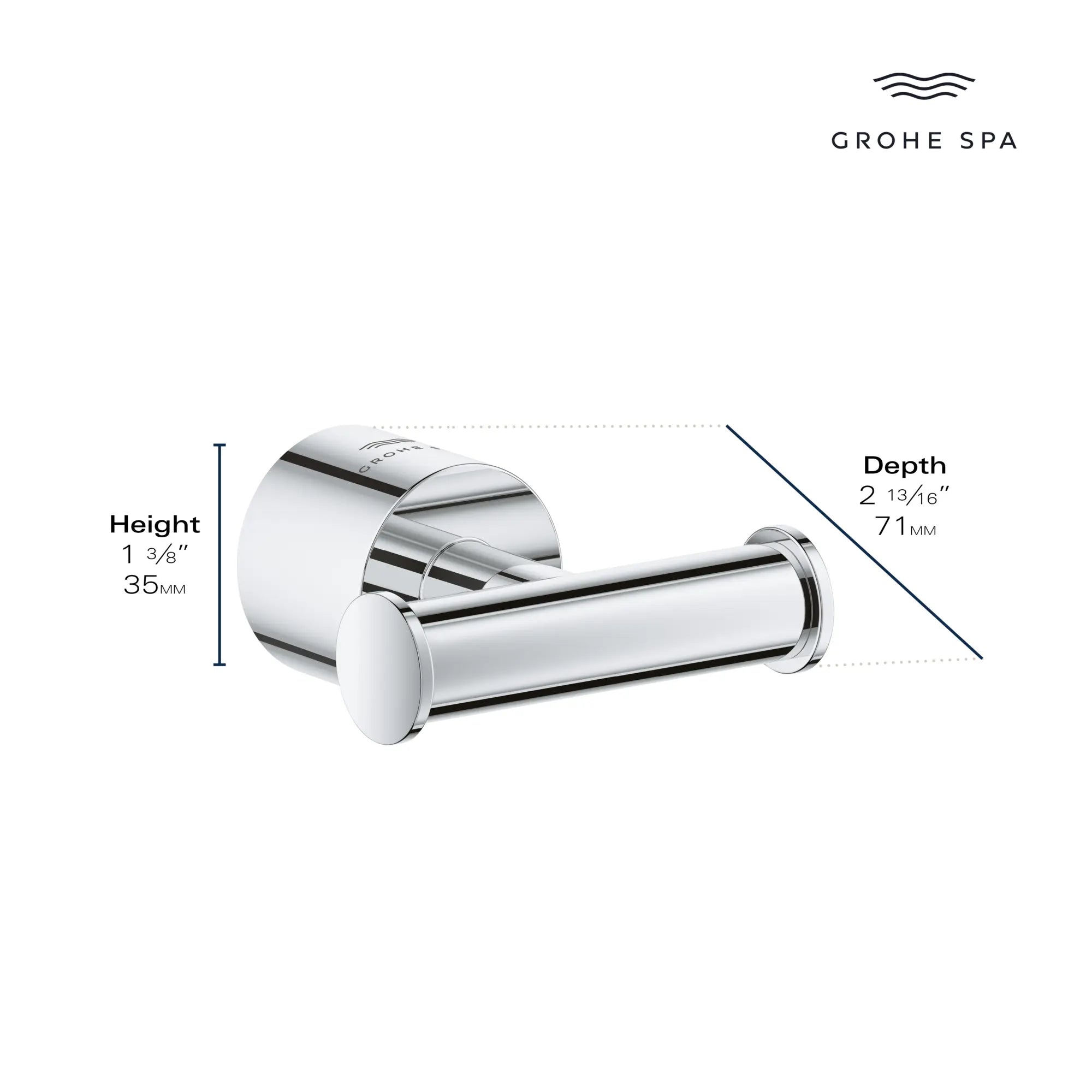 Atrio Towel Hook // BRUSHED COOL SUNRISE // 235626_Atrio_Infographic_40890_0001_JAN2024_1_CDNwebp.webp