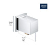[26634000] Eurocube Wall Union - GROHE StarLight Chrome