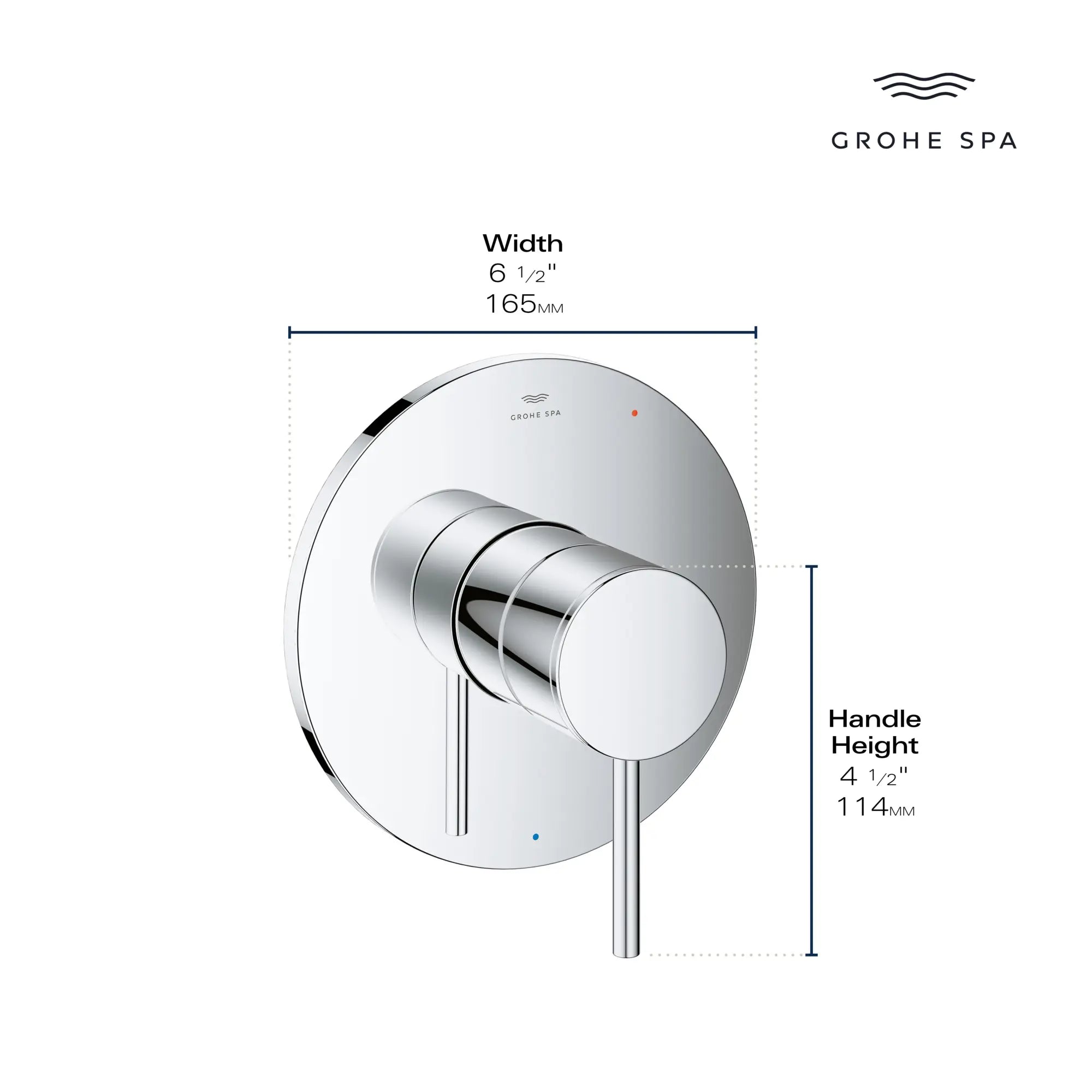 Atrio Pressure Balance Valve Trim with Cartridge // BRUSHED NICKEL INFINITYFINISH // 235654_Atrio_Infographic_14214_0002_JAN2024_1_CDNwebp.webp