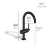 [24350000] Atrio Single Hole Single-Handle L-Size Bathroom Faucet, 1.2 GPM (4.5 L/min) - GROHE StarLight Chrome