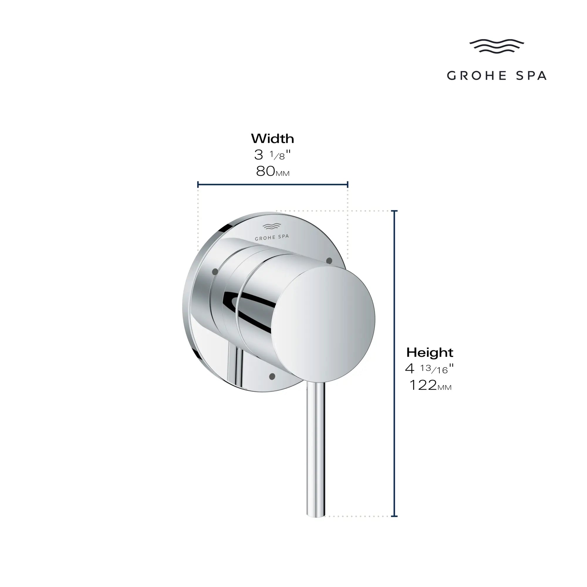 3-Way Diverter Trim // GROHE STARLIGHT CHROME // 235673_Atrio_Infographic_29409_0001_APR2026_1_CDNwebp.webp