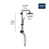 [27867000] 160 Shower System, 2.5 gpm - GROHE StarLight Chrome
