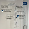 [27867000] 160 Shower System, 2.5 gpm - GROHE StarLight Chrome