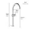 [24352EN0] Atrio Single Hole Single-Handle Vessel Sink Faucet, 1.2 GPM (4.5 L/min) - Brushed Nickel InfinityFinish