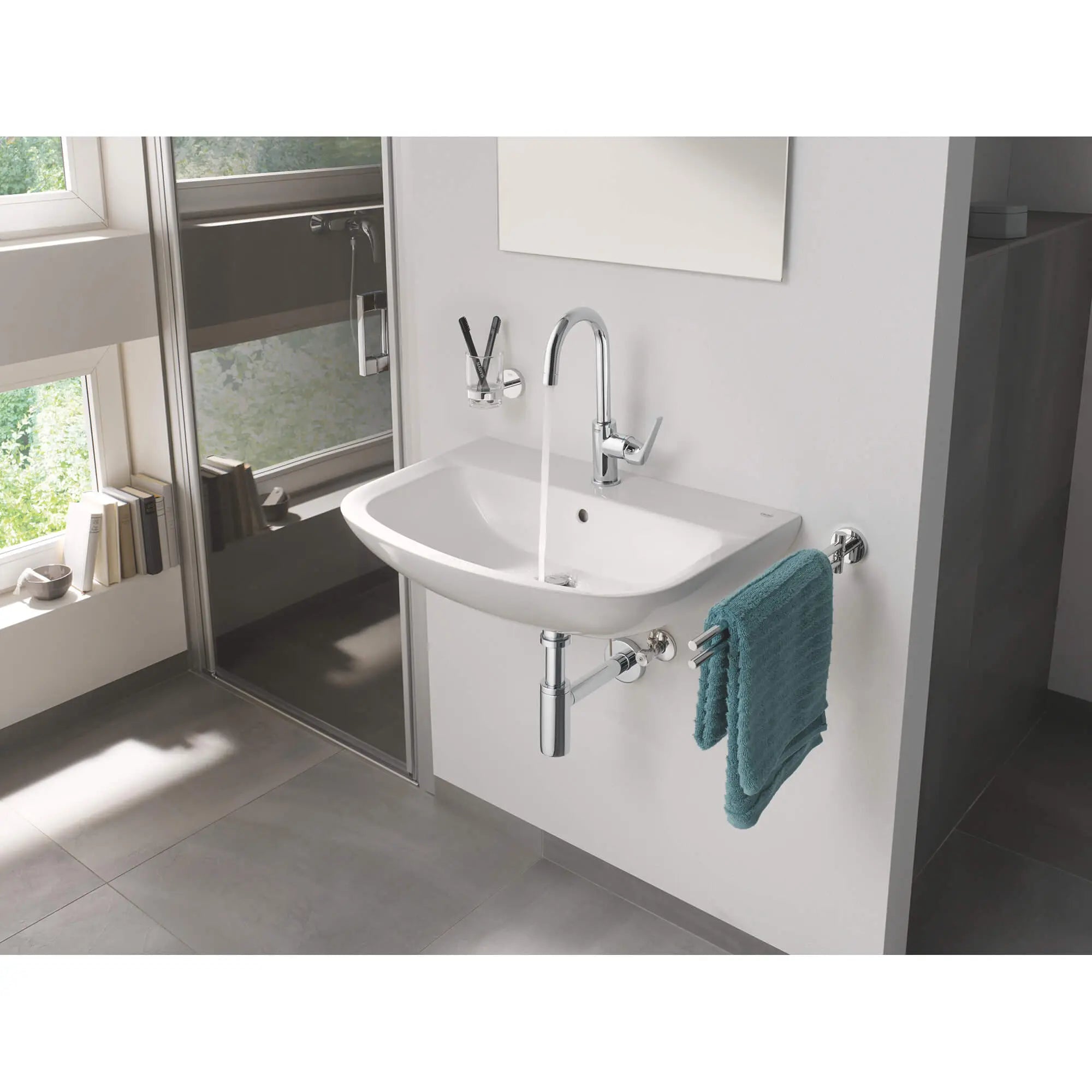 Holder For Glass, Soap Dish Or Soap Dispenser // GROHE STARLIGHT CHROME // 2388_40585001-holder-enviro-2_0_CDNwebp.webp