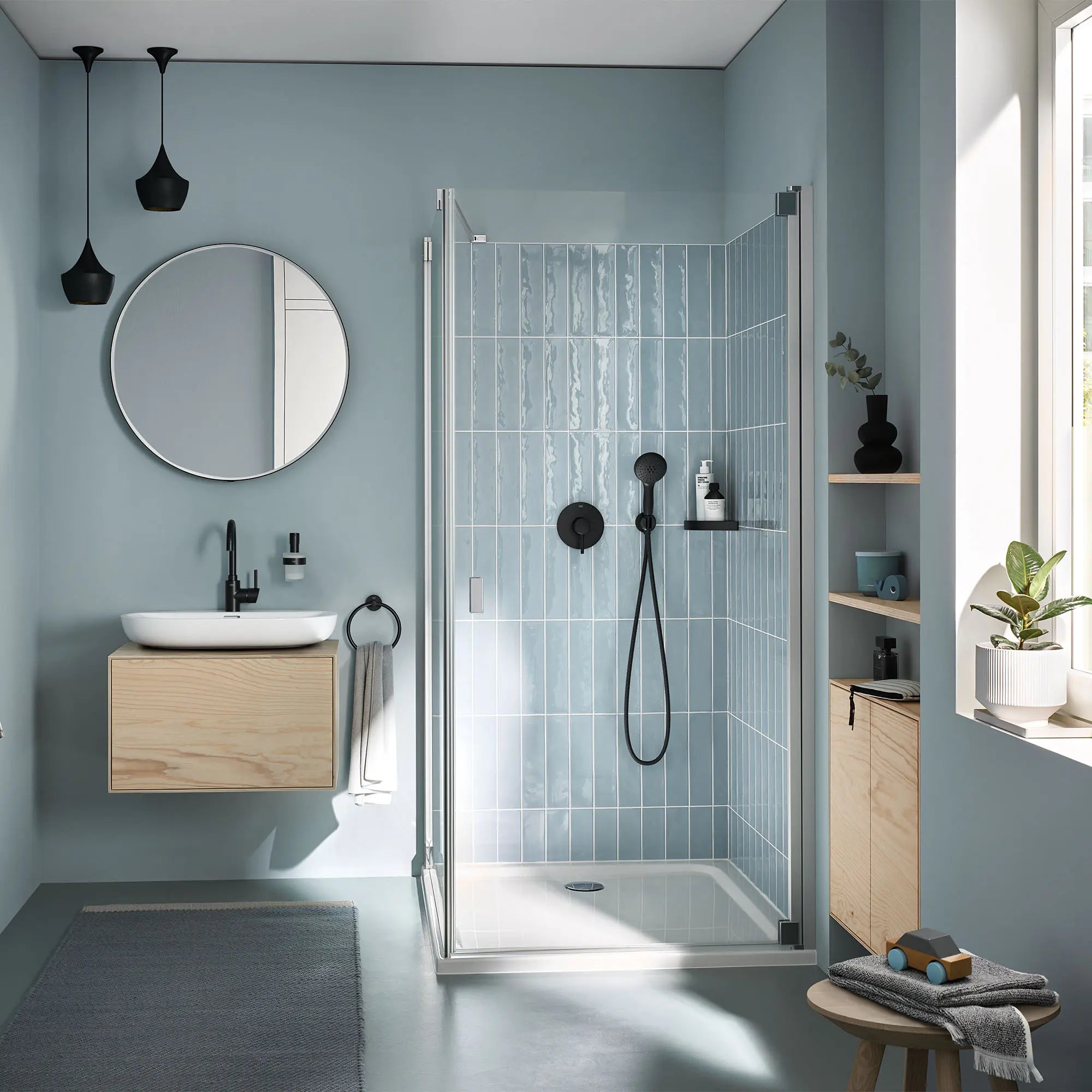 8" Towel Ring // MATTE BLACK // 244237_Tempesta_EnvironmentFull_144682430_0001_Apr2024_0_CDNwebp.webp