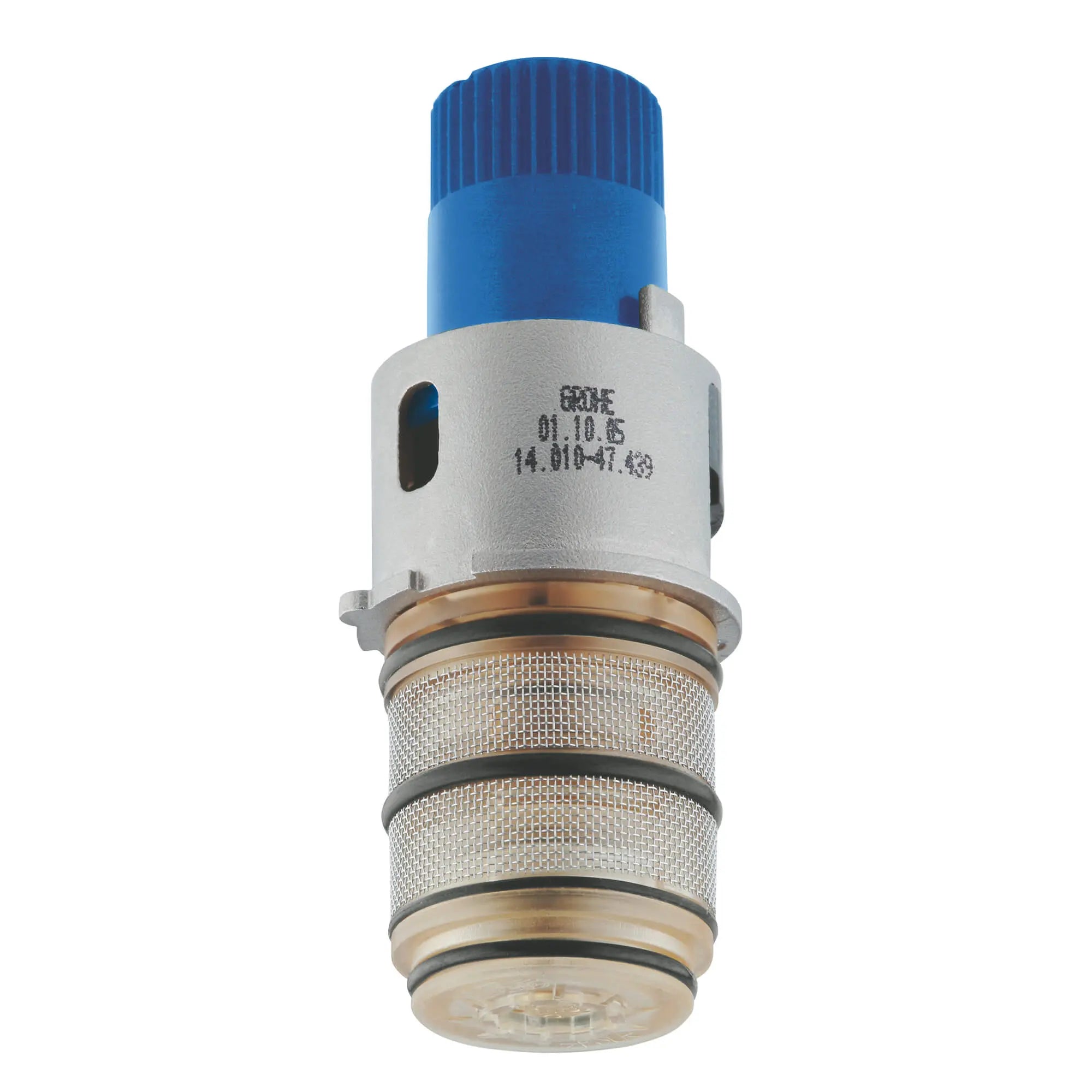 1/2" Thermostatic Compact Cartridge // GROHE STARLIGHT CHROME // 2450_47439000-1-2-inch-thermostatic-compact-cartridge-enviro-3_0_CDNwebp.webp