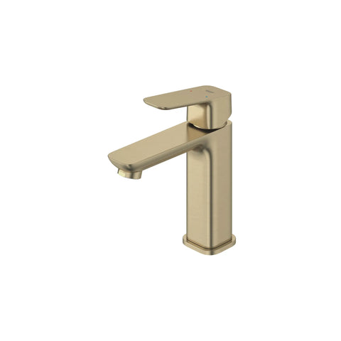 Cubeo Single Hole Single Handle M-Size Bathroom Faucet, 1.2 gpm (4.5L/min) - Brushed Nickel InfinityFinish
