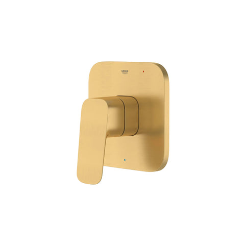 Cubeo Pressure Balance Valve Trim with Cartridge - Brushed Cool Sunrise