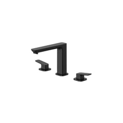 [1019232430] Cubeo 3-Hole 2-Handle Deck Mount Tub Filler - Brushed Cool Sunrise
