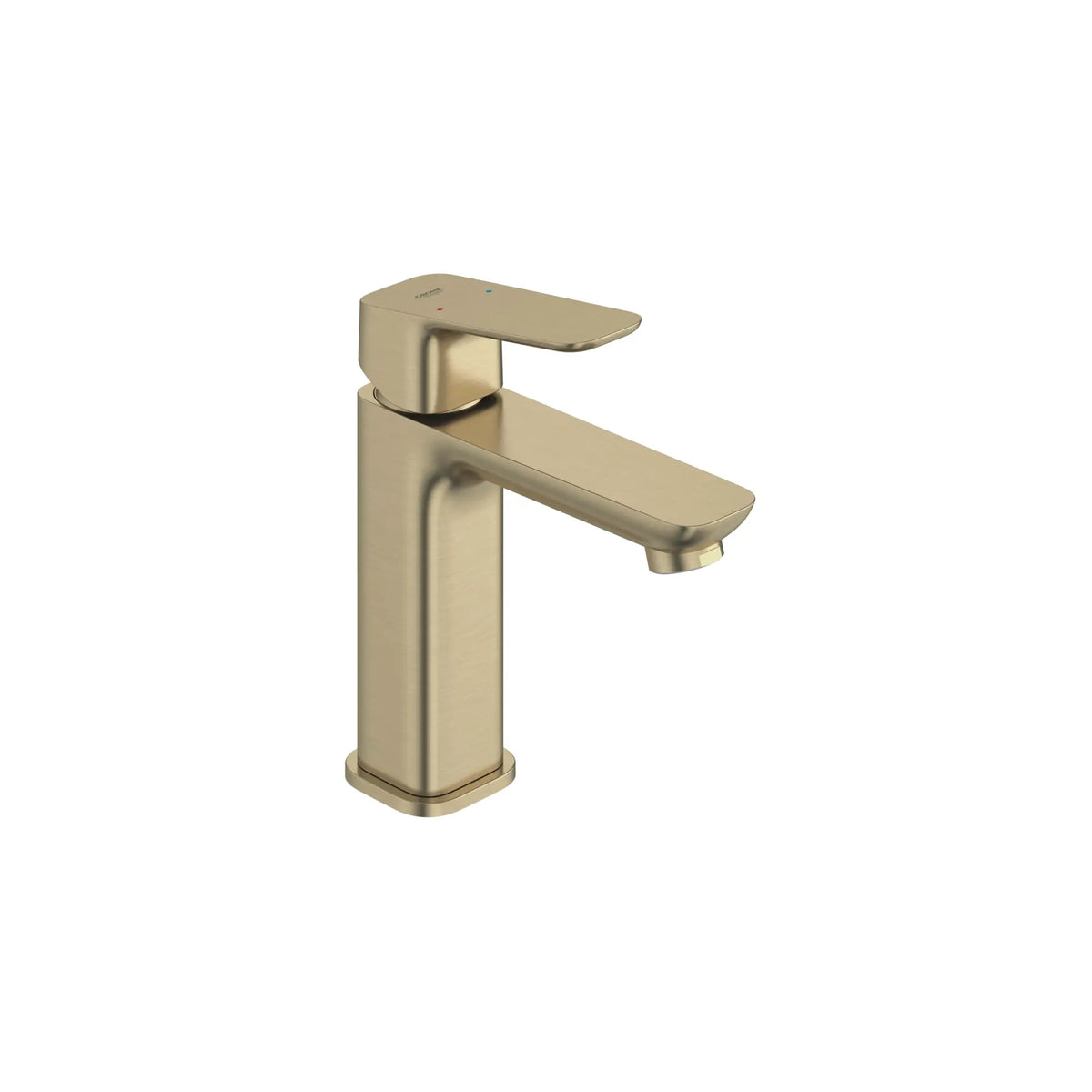 Cubeo Single Hole Single Handle M-Size Bathroom Faucet, 1.2 gpm (4.5L/min) // BRUSHED NICKEL INFINITYFINISH // 249497_Cubeo_SiloRight_101920EN00_0001_AUGUST2024_0_CDNwebp_d3bbd8c9-0554-41c8-96bb-c5de6fd5ce96.webp