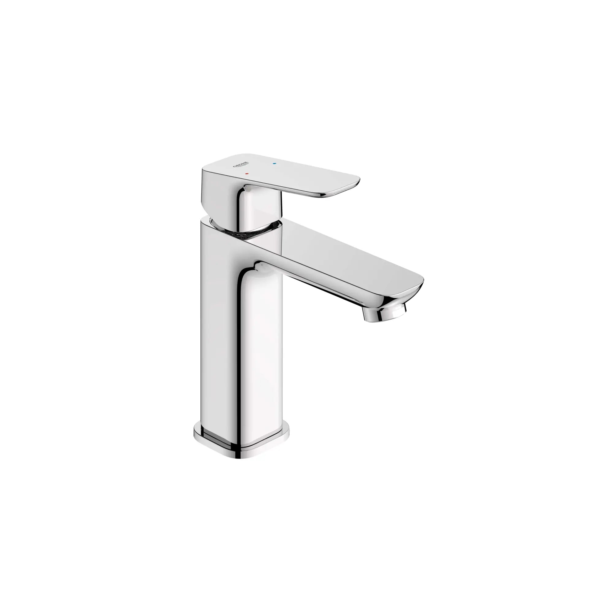 Cubeo Single Hole Single Handle M-Size Bathroom Faucet, 1.2 gpm (4.5L/min) // GROHE STARLIGHT CHROME // 249521_Cubeo_SiloRight_101920000_0001_AUGUST2024_0_CDNwebp_5c8e25be-7219-4bbc-908a-260a62184363.webp