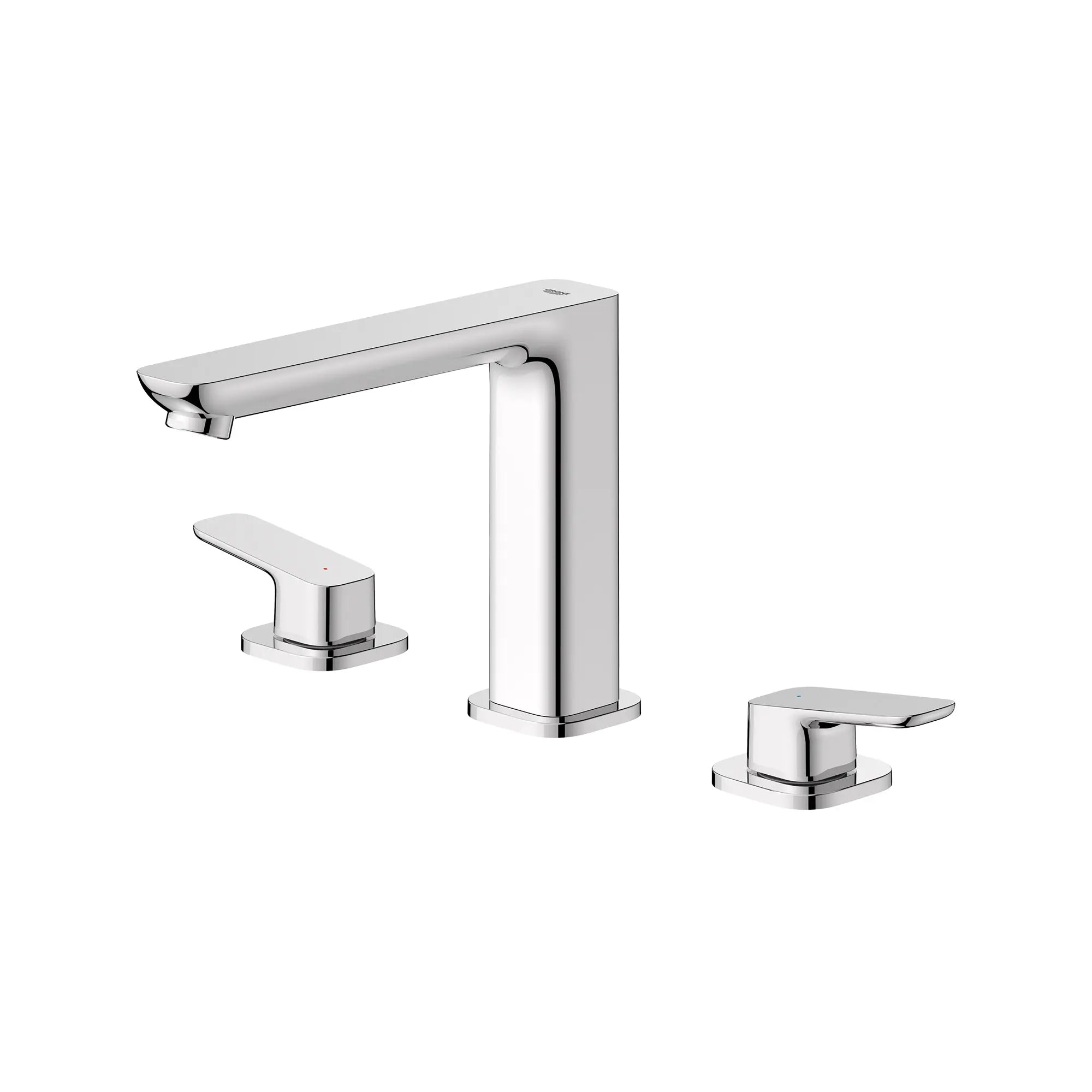 Cubeo 3-Hole 2-Handle Deck Mount Tub Filler // GROHE STARLIGHT CHROME // 250811_G3SoftSquare_SiloLeft_1019230000_0001_AUGUST2024_0_CDNwebp.webp