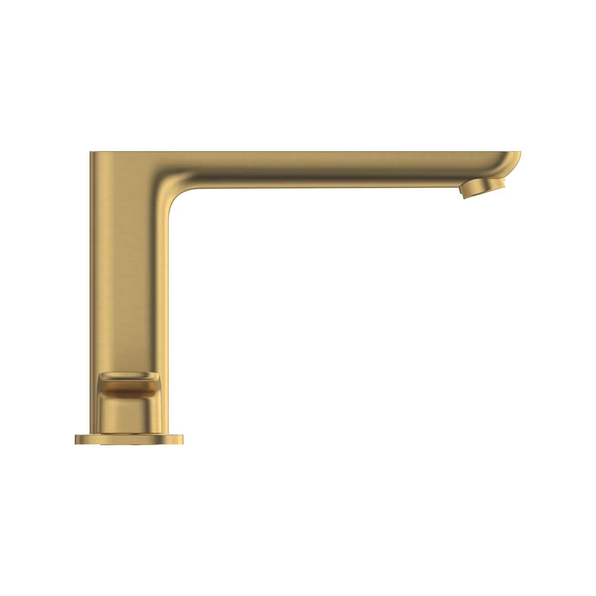 Cubeo 3-Hole 2-Handle Deck Mount Tub Filler // BRUSHED COOL SUNRISE // 250814_G3SoftSquare_SiloSide_101923GN00_0001_AUGUST2024_0_CDNwebp_98176be3-1af3-45d7-944f-9851b9c66baf.webp