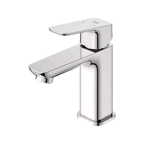 Cubeo Single Hole Single Handle S-Size Bathroom Faucet, Less Drain, 1.2 gpm (4.5L/min) - GROHE StarLight Chrome
