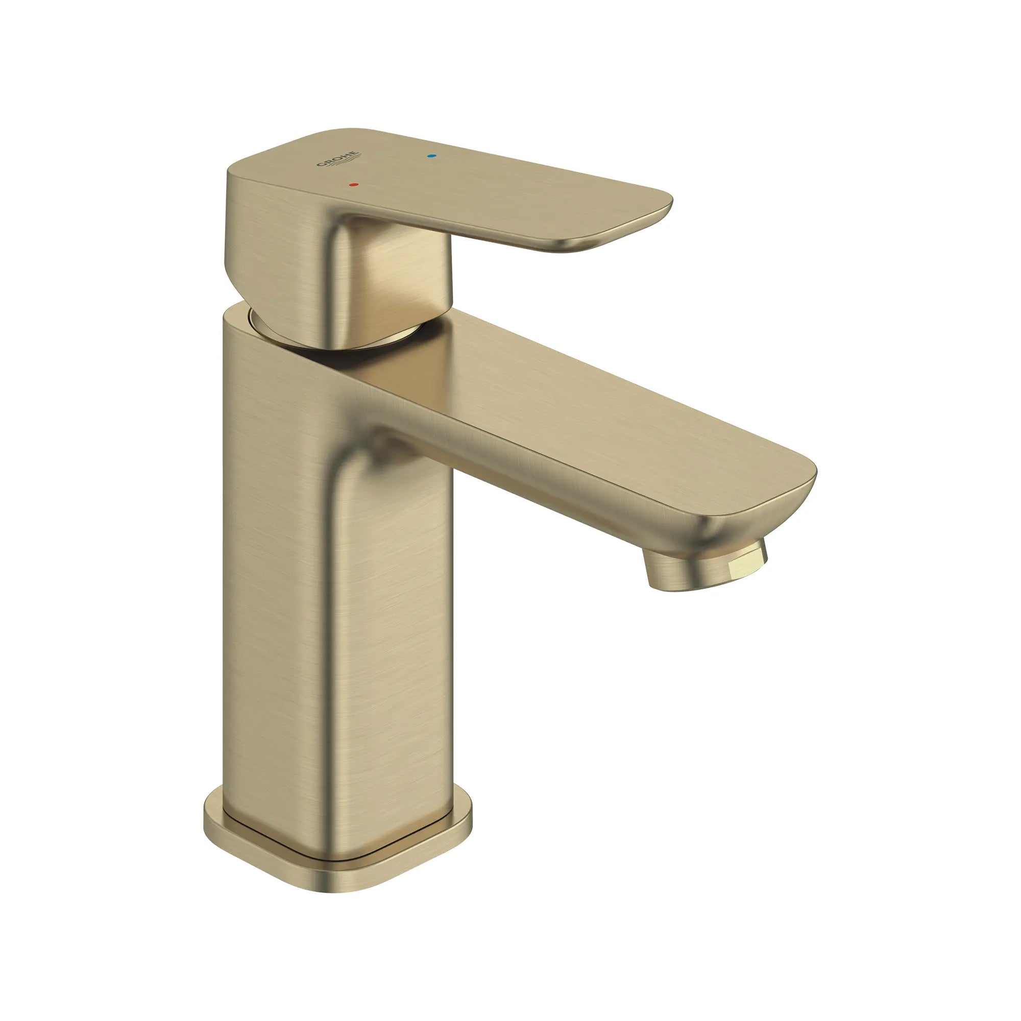 Cubeo Single Hole Single Handle S-Size Bathroom Faucet, Less Drain, 1.2 gpm (4.5L/min) // BRUSHED NICKEL INFINITYFINISH // 252740_Cubeo_SiloRight_101899EN00_0001_AUGUST2024_0_CDNwebp_bef3ac15-466c-4736-b772-b9605fedf5a9.webp