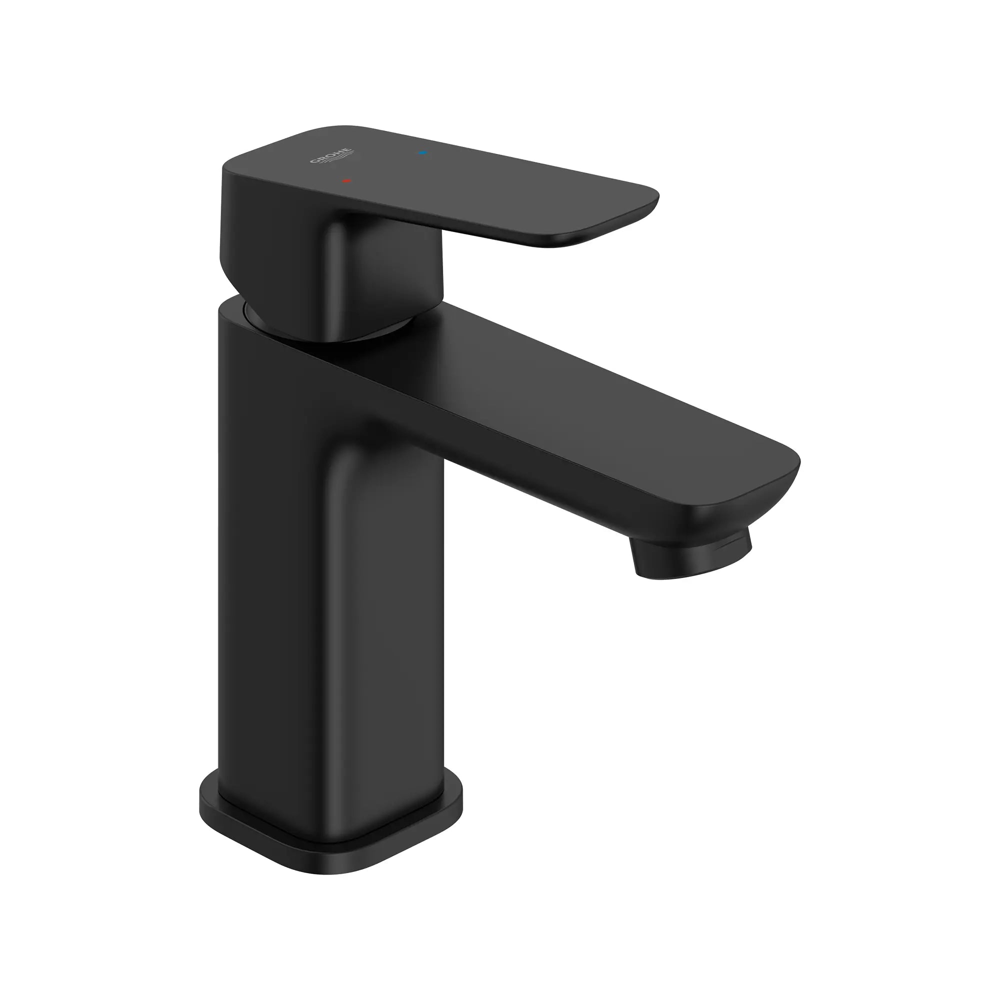 Cubeo Single Hole Single Handle S-Size Bathroom Faucet, Less Drain, 1.2 gpm (4.5L/min) // MATTE BLACK // 252761_Cubeo_SiloRight_1018992430_0001_AUGUST2024_0_CDNwebp_1fce4aa9-280d-4ab0-b702-7d8dfb9b3df4.webp