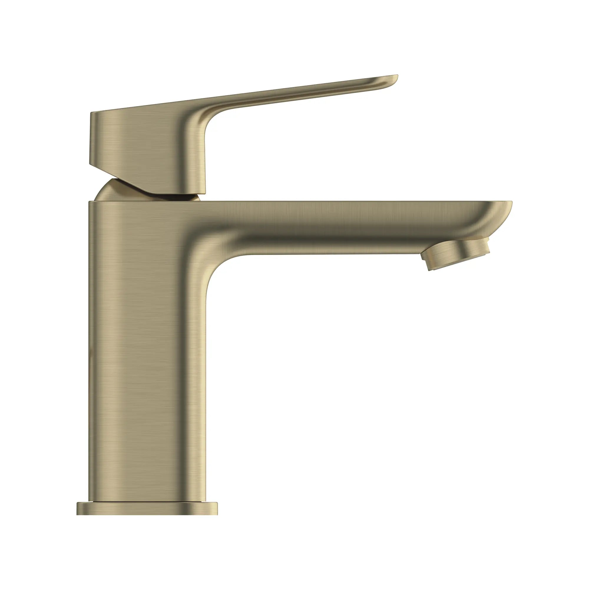 Cubeo Single Hole Single Handle S-Size Bathroom Faucet, Less Drain, 1.2 gpm (4.5L/min) // BRUSHED NICKEL INFINITYFINISH // 252784_Cubeo_SiloSide_101899EN00_0001_AUGUST2024_0_CDNwebp_21533e46-8a83-4340-b1e8-f29701334e82.webp