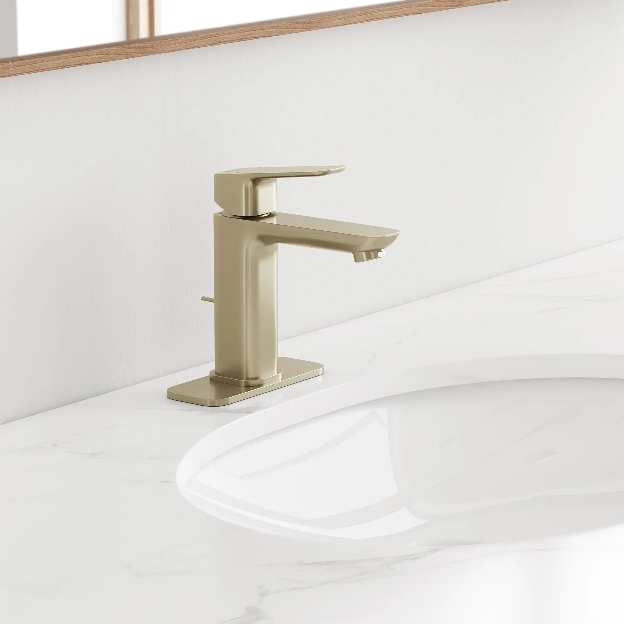 Cubeo Escutcheon for Single Hole Faucets // BRUSHED NICKEL INFINITYFINISH // 253061_Cubeo_EnvironmentCloseUp_101920EN00_105378EN00_39673000_0001_OCTOBER2024_2_CDNwebp.webp