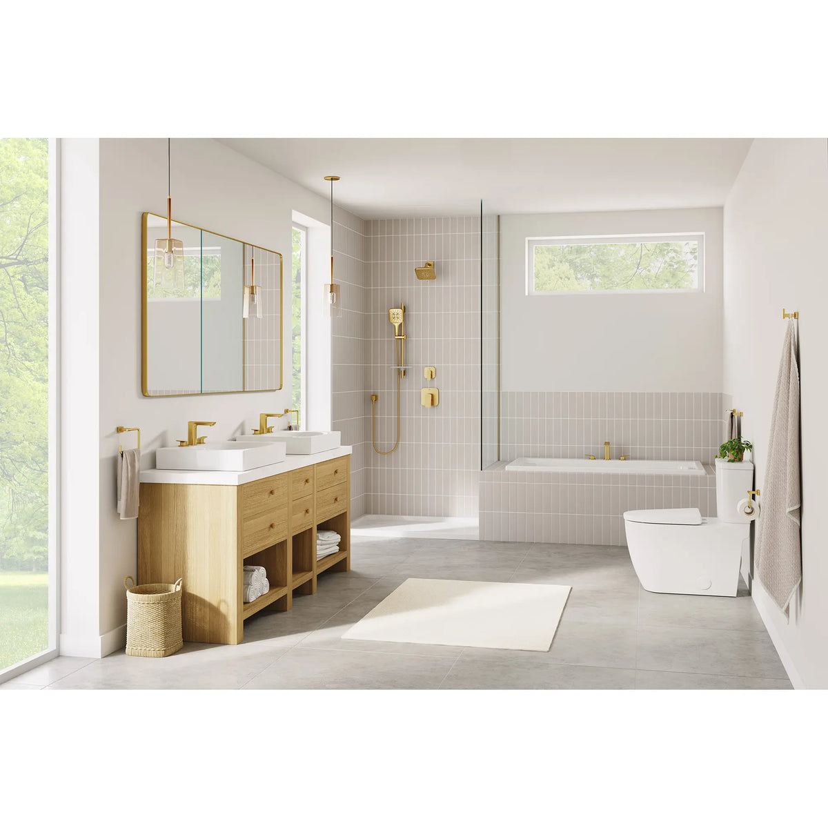 Two-piece Right height Elongated Toilet with seat, Right-Hand Trip Lev
