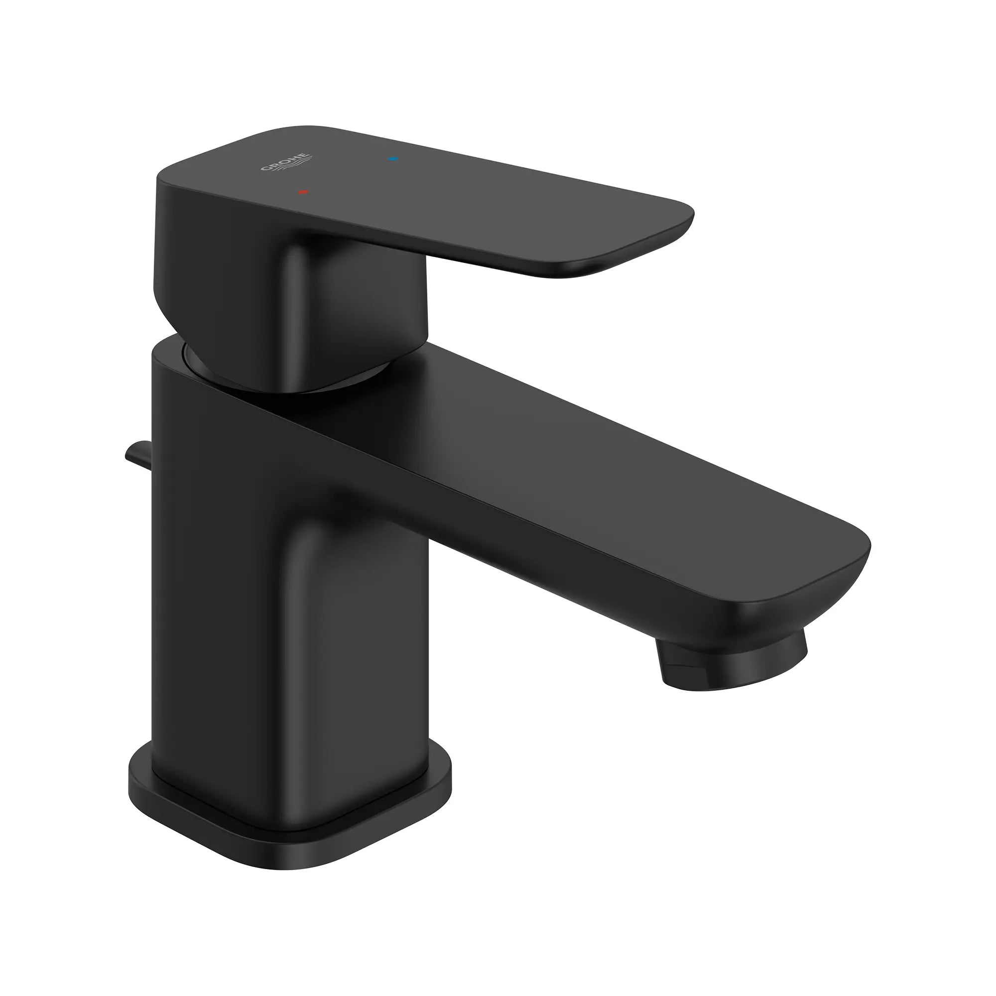 Cubeo Single Hole Single Handle XS-Size Bathroom Faucet, 1.2 gpm (4.5L/min) // MATTE BLACK // 260447_Cubeo_SiloRight_1018972430_0001_AUGUST2024_0_CDNwebp.webp