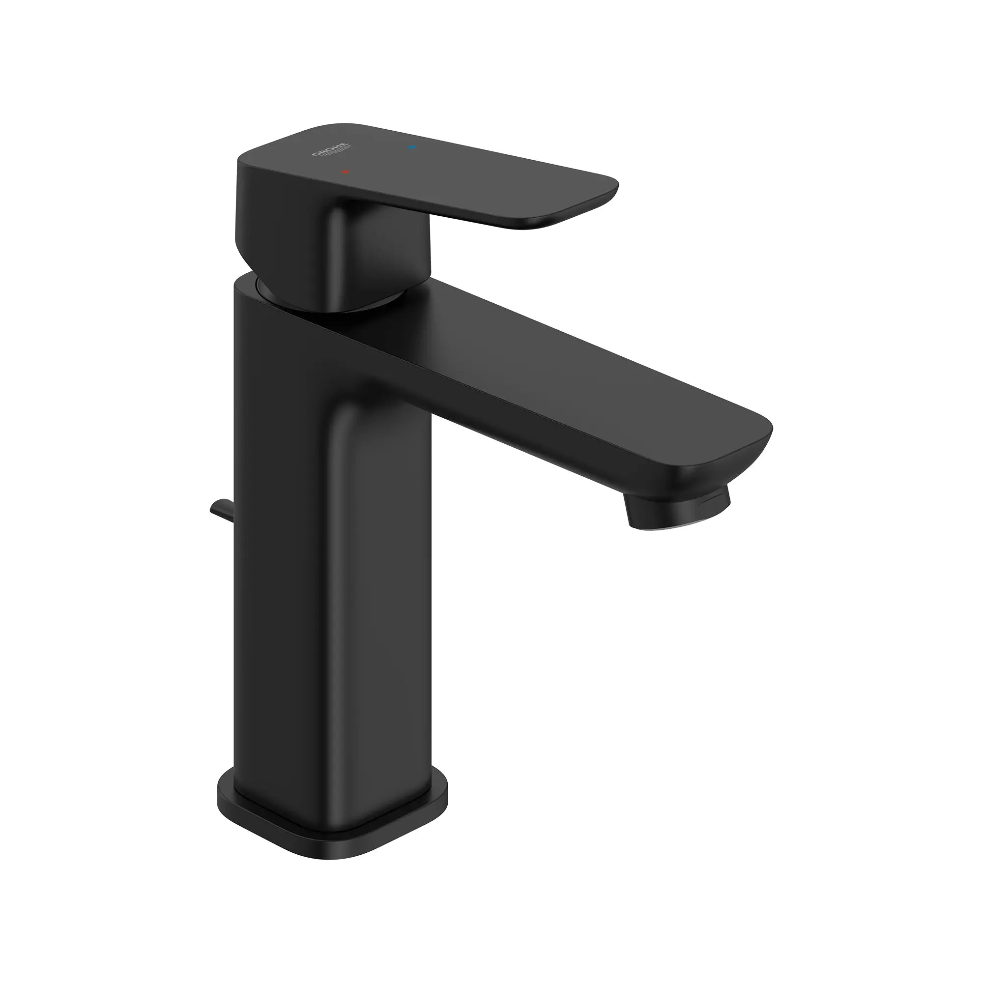 Cubeo Single Hole Single Handle M-Size Bathroom Faucet, 1.2 gpm (4.5L/min) // MATTE BLACK // 260448_Cubeo_SiloRight_1019202430_0001_AUGUST2024_0_CDNwebp_13497413-77f3-48aa-8396-bf999cdc08ef.webp