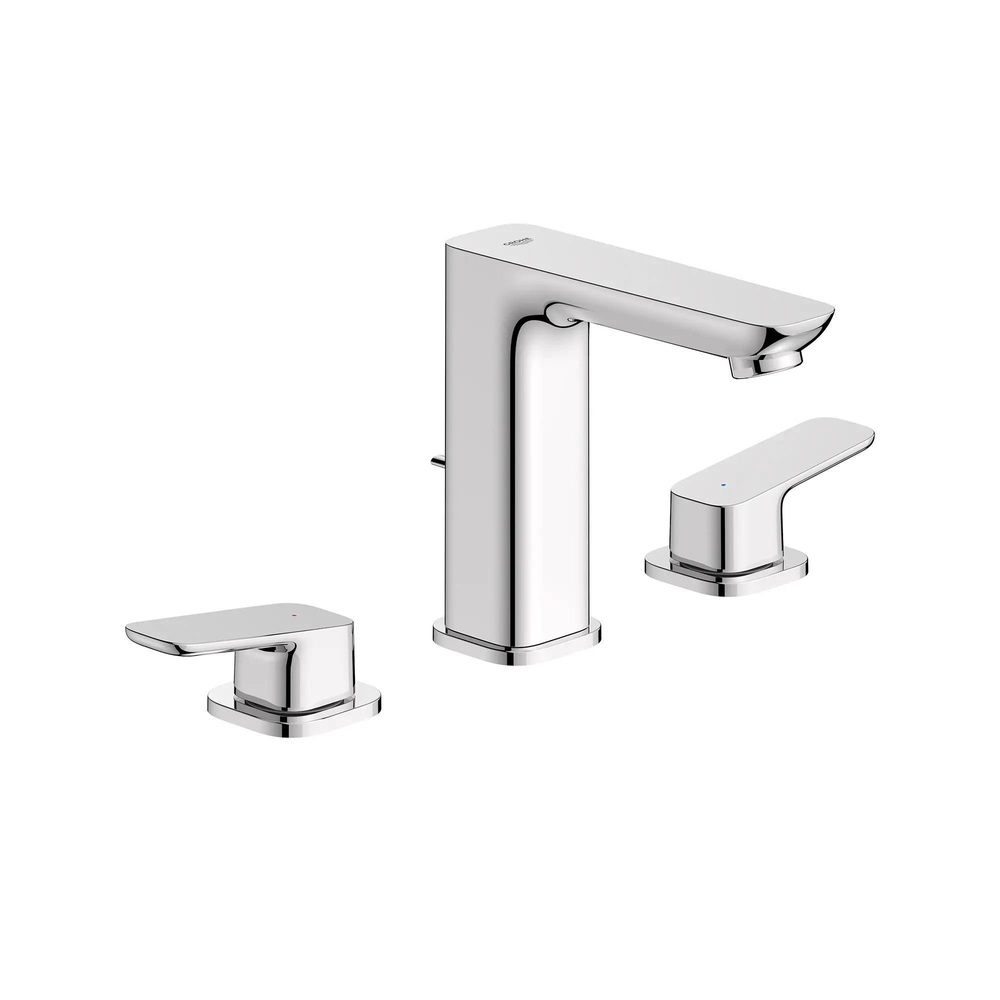 Cubeo 8" Widespread 2-Handle Bathroom Faucet, 1.2 gpm (4.5 L/min) // GROHE STARLIGHT CHROME // 260449_Cubeo_SiloRight_1019220000_0001_AUGUST2024_0_CDNwebp.webp