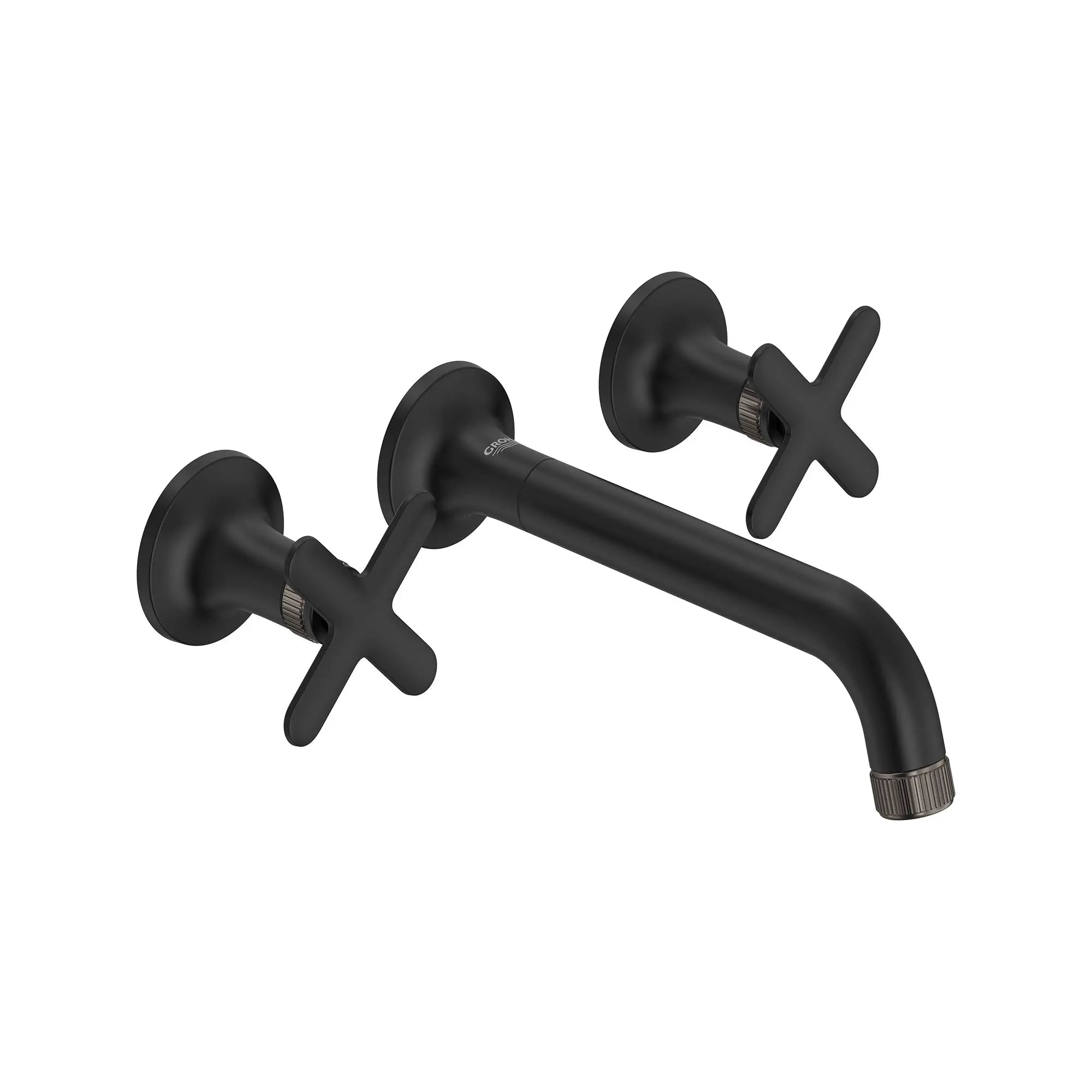 Listra Wall Mount Widespread Bathroom Faucet, 1.2gpm (4.5L/min) // MATTE BLACK // 260897_Listra_SiloRight_1062162430_1062382430_0001_SEPTEMBER2024_0_CDNwebp.webp