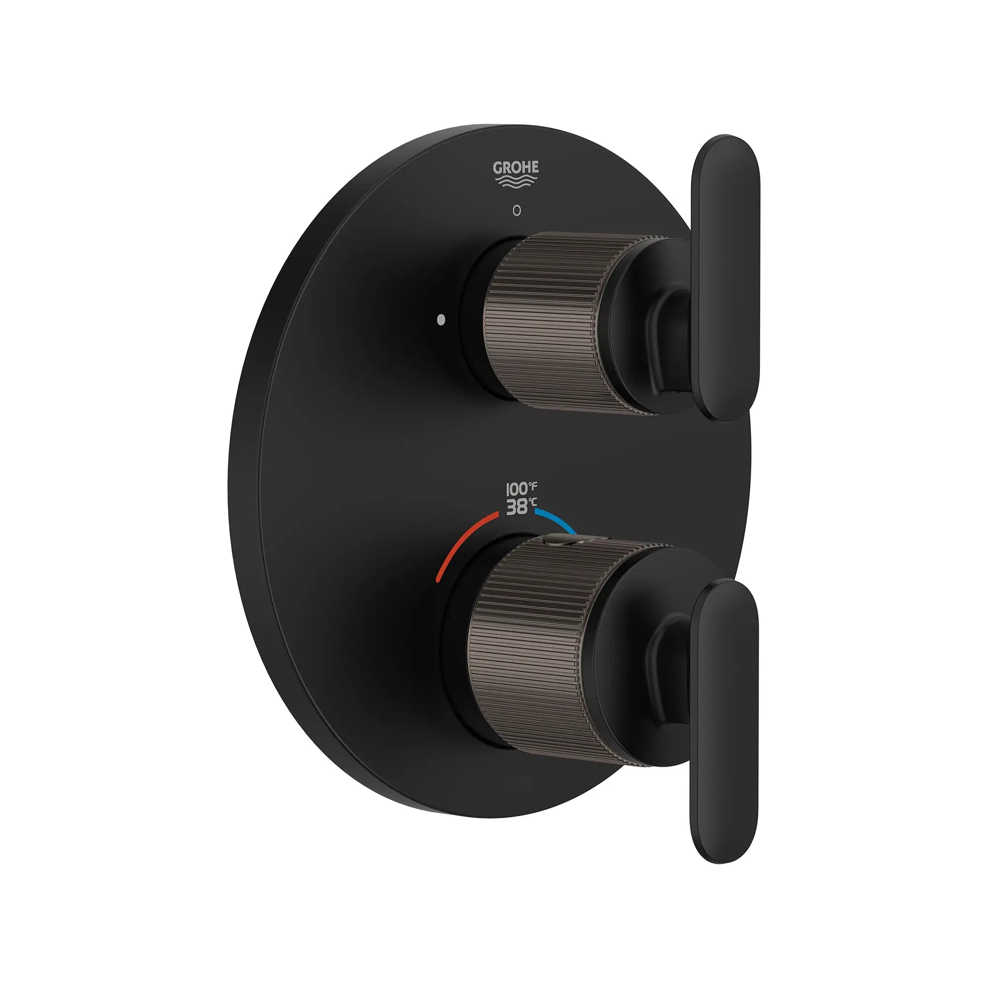 Listra Dual Function 2-Handle Thermostatic Valve Trim // MATTE BLACK // 260907_Listra_SiloRight_1062442430_0001_SEPTEMBER2024_0_CDNwebp.webp