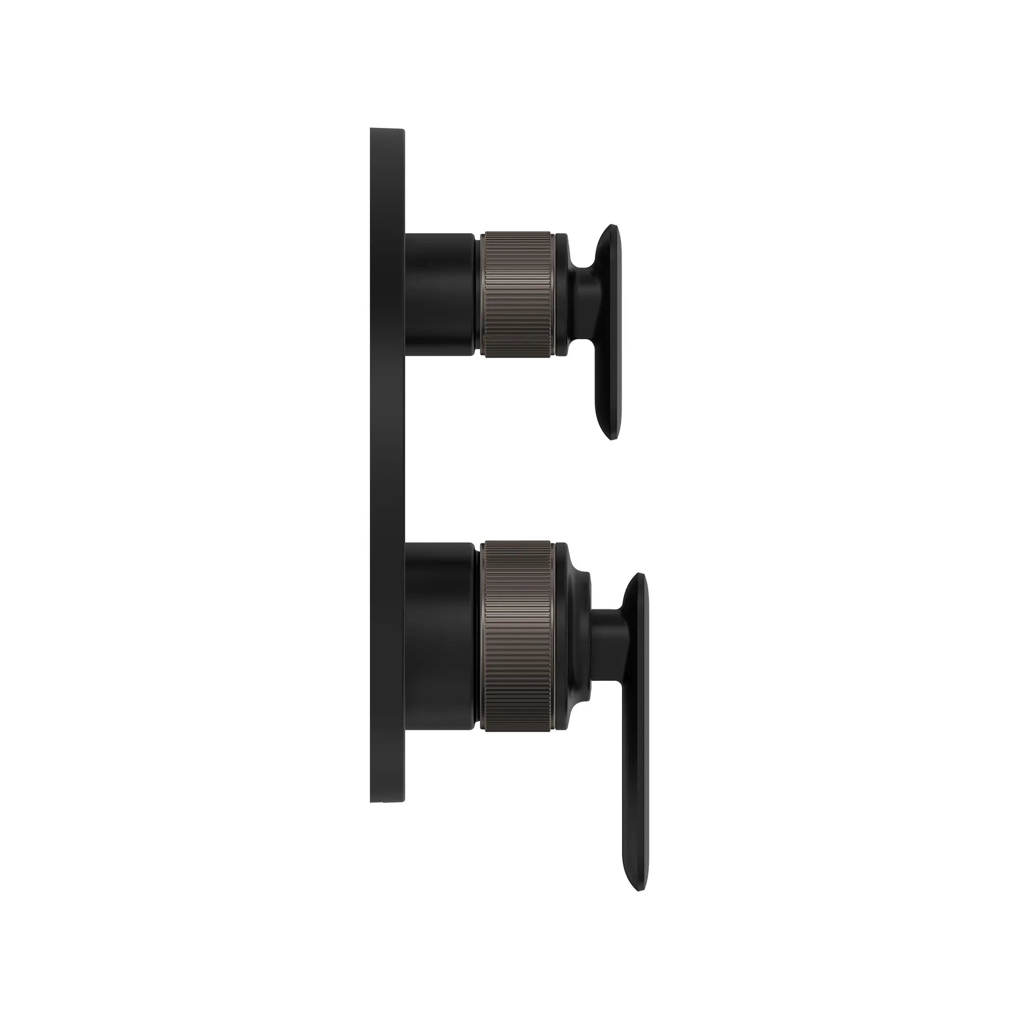 Listra 2-Handle Pressure Balance Valve Trim with 3-Way Diverter with Cartridge // MATTE BLACK // 260927_Listra_SiloSide_1062352430_0001_SEPTEMBER2024_0_CDNwebp.webp