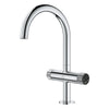 [1053370000] Atrio Private Collection Single Hole 8-Inch Widespread 2-Handle L-Size Bathroom Faucet with Knob Handles, 1.2 GPM (4.5 L/min) - Hard Graphite