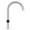 [1053370000] Atrio Private Collection Single Hole 8-Inch Widespread 2-Handle L-Size Bathroom Faucet with Knob Handles, 1.2 GPM (4.5 L/min) - Hard Graphite