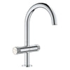 [1053370000] Atrio Private Collection Single Hole 8-Inch Widespread 2-Handle L-Size Bathroom Faucet with Knob Handles, 1.2 GPM (4.5 L/min) - Hard Graphite