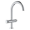 [1053370000] Atrio Private Collection Single Hole 8-Inch Widespread 2-Handle L-Size Bathroom Faucet with Knob Handles, 1.2 GPM (4.5 L/min) - Hard Graphite
