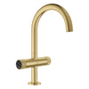 [105337GN00] Atrio Private Collection Single Hole 8-Inch Widespread 2-Handle L-Size Bathroom Faucet with Knob Handles, 1.2 GPM (4.5 L/min) - Hard Graphite