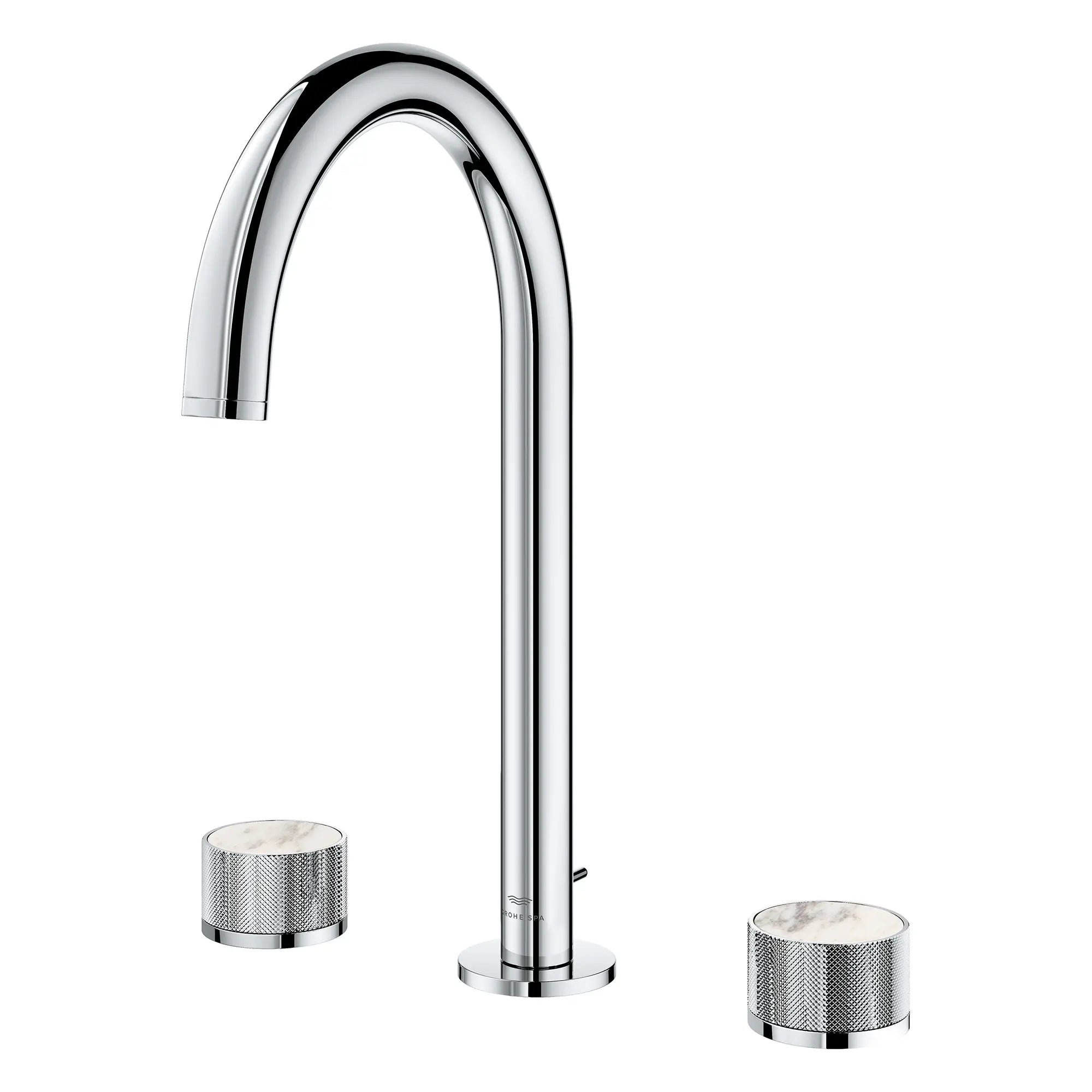 Atrio Private Collection White Attica Caesarstone Handle Inserts (Pair) // WHITE ATTICA CAESARSTONE // 266107_Atrio_PC_SiloLeft_105339000_48460_0001_July2025_0_CDNwebp_0fc04060-da00-47b8-8753-f3df342a469b.webp
