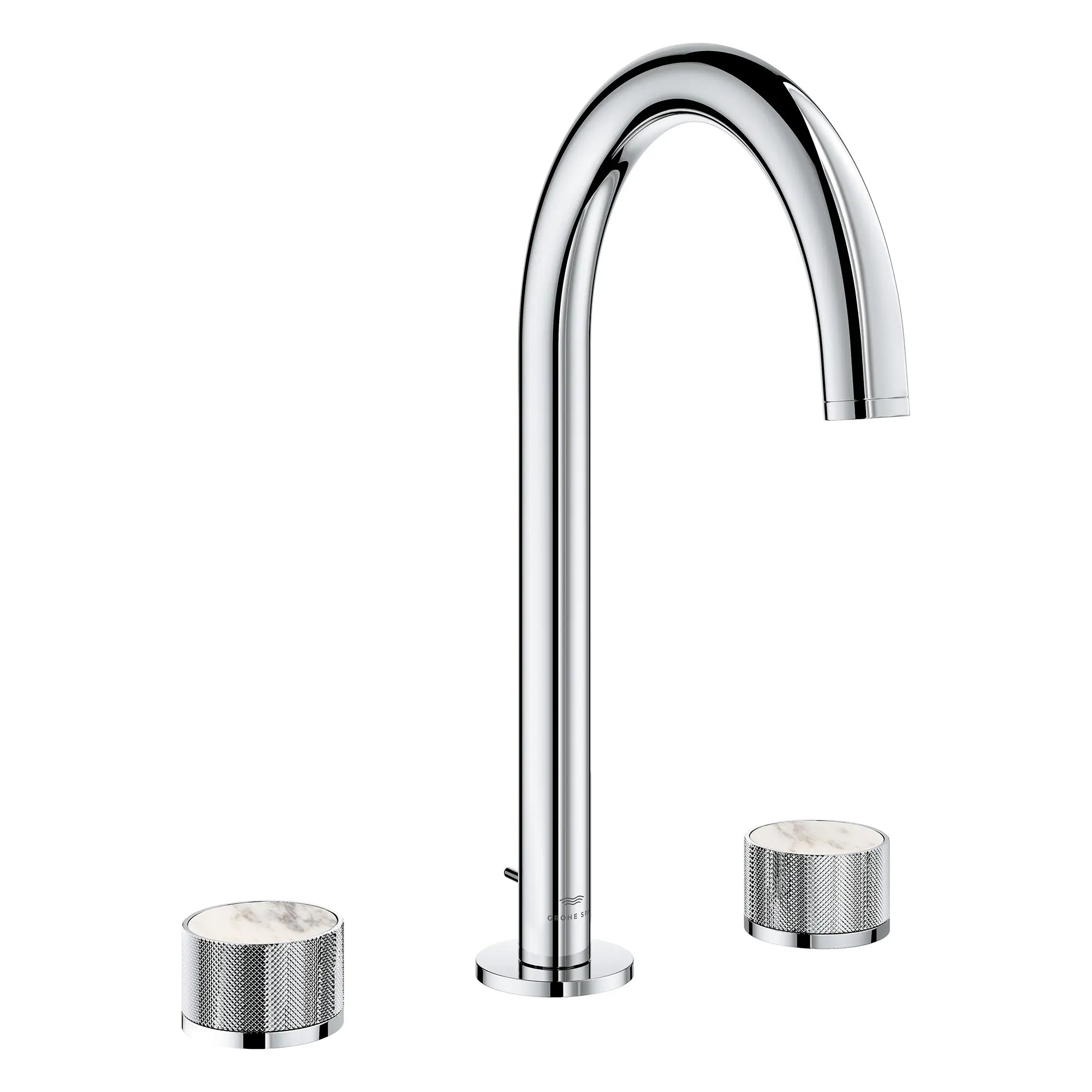 Atrio Private Collection White Attica Caesarstone Handle Inserts (Pair) // WHITE ATTICA CAESARSTONE // 266111_Atrio_PC_SiloRight_105339000_48460_0001_July2025_0_CDNwebp_8ce32eff-4ef9-4c0c-b7e1-ed66f633e4e0.webp