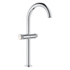 [1053420000] Atrio Private Collection Single Hole Two-Handle Vessel Sink Faucet with Knob Handles, 1.2 GPM (4.5 L/min) - Brushed Cool Sunrise