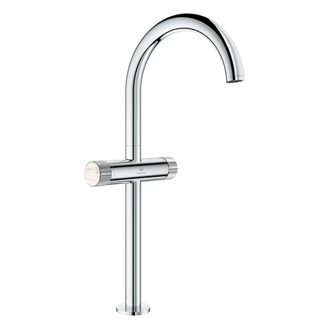 Atrio Private Collection Single Hole Two-Handle Vessel Sink Faucet with Knob Handles, 1.2 GPM (4.5 L/min) - GROHE StarLight Chrome