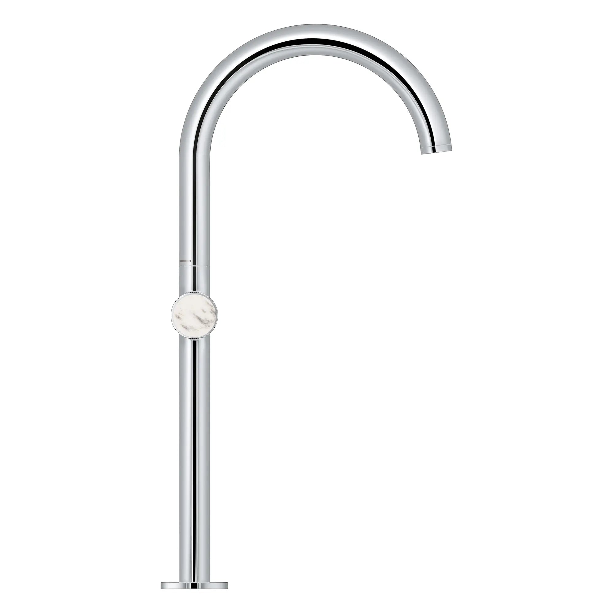 Atrio Private Collection Single Hole Two-Handle Vessel Sink Faucet with Knob Handles, 1.2 GPM (4.5 L/min) // GROHE STARLIGHT CHROME // 266182_Atrio_PC_SiloSide_1053420000_48456_0001_July2025_0_CDNwebp.webp