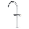 [1053420000] Atrio Private Collection Single Hole Two-Handle Vessel Sink Faucet with Knob Handles, 1.2 GPM (4.5 L/min) - Brushed Cool Sunrise