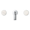 [1053640000] Atrio Private Collection 2-Handle Wall Mount Faucet, Knob Handles, 1.2 GPM (4.5L.min) - Brushed Warm Sunset