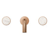[105364DL00] Atrio Private Collection 2-Handle Wall Mount Faucet, Knob Handles, 1.2 GPM (4.5L.min) - Brushed Warm Sunset