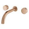 [105364DL00] Atrio Private Collection 2-Handle Wall Mount Faucet, Knob Handles, 1.2 GPM (4.5L.min) - Brushed Warm Sunset