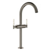 [21161AL0] Atrio Single Hole Two-Handle Vessel Sink Faucet without Handles, 1.2 GPM (4.5 L/min) - Brushed Cool Sunrise