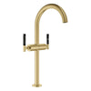 [21161GN0] Atrio Single Hole Two-Handle Vessel Sink Faucet without Handles, 1.2 GPM (4.5 L/min) - Brushed Cool Sunrise