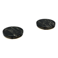[48461000] Atrio Private Collection Vanilla Noir Caesarstone Handle Inserts (Pair) - VANILLA NOIR CAESARSTONE